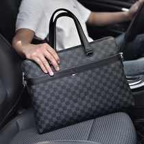 Kerry Amari briefcase Male Business Brief Casual Single Shoulder Diagonal Satchel and Bull Leather Handbag