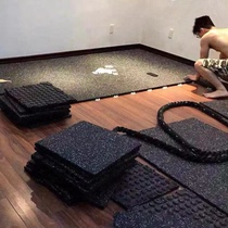 Gym shockproof floor mat rubber soundproof floor mat indoor splicing large area shockproof sports floor skipping rope reduction