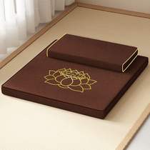 Meditation meditation mat coconut silk cushion meditation mat home folding thickening