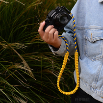 Original Minions Yellow Man Leather for Leica Fuji Micro Single Lanyard Lanyard Shoulder Strap Camera Strap