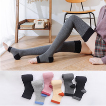 Legs socks womens knee socks autumn and winter thickened long tube pressure display legs thin socks Korea half foot high