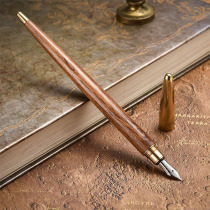 Xmtying mahogany pen Brass pen pen pen hand-drawn calligraphy sketch pen gift lettering