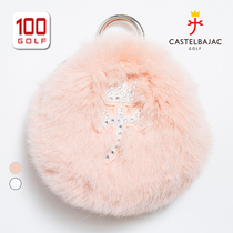 Castelbajac (C brand)Golf womens small handbag new fashion plush coin purse carry-on bag