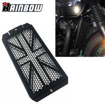 Suitable for Triumph Speed Street twinT120 modified T100 water tank guard stainless steel protective mesh cover