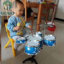 Big number childrens toy frame Sub-drum beginners knock on baby kids jazz drum musician Guitar Puzzle 3 years old