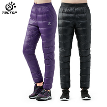 TECHCTOP EXPLORE THE OUTDOOR ULTRA LIGHT DOWN PANTS COUPLE SECTION WINDPROOF WARM MENS SOFT AND SASHIMI WOMENS CLOTHING