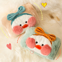 Hot water bag charging plush cute cartoon explosion-proof removable and washable warm Palace students electric treasure warm application belly warm hand treasure