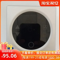 ACMELEC central air conditioning fan coil LCD thermostat control panel three-speed switch black back light round screen