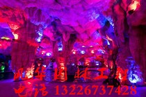 Artificial Mountain Cave Dissolving Cave Bell Breast Milk Stone Cement Wooden House Tree Cave Simulation Tree Bag Pillar Vines Guardrail Imitation Wood Flooring