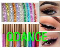 Professional modern Latin dance shiny eyeliner liquid sequin eye shadow Adult Childrens performance shiny liquid eye shadow