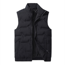 Autumn and winter golf mens down vest fashion slim Joker windproof Waterproof warm windbreaker jacket