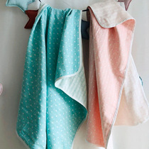 Linen Baby Cover Blanket Spring Autumn Small Blanket Afternoon Nap Blanket Single Office Sofa Air Conditioning Blanket Children Kindergarten Blanket
