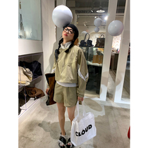 Falling Spring Spring 2021 new casual sunscreen womens sportswear two-piece loose shorts