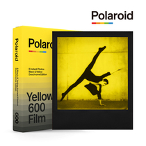 New Polaroid 600 black YELLOW photo paper YELLOW Duochrome monochrome 8 sheets 21 Year 06 month goods