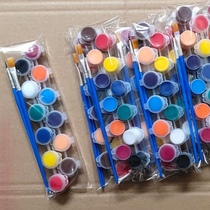 Watercolor pigment children without toxic washing 12 color pigment set assembly graffiti painting sealed small box 3ml