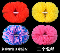  Cheerleading cheerleading hand flower La la props Aerobics games gymnastics flower ball Matt dance ball Flower ball Large
