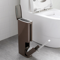 Japan imported integrated trash can Toilet Brush Set toilet paper basket cleaning toilet brush toilet cleaning brush