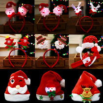 Christmas headdress ornament Christmas hat hair hoop childrens small gift hat adult headband accessories decorative gift