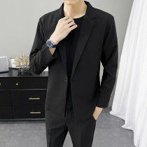 Suit coat mens business dress Autumn New coat professional dress light mature wind Joker slim suit