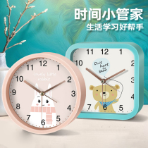 Children go to school to get up alarm clock for boys and girls super quiet cute bedroom alarm bell 2021 new students