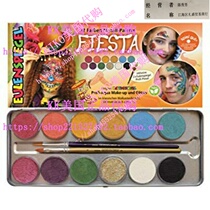 Eulenspiegel 212233 Fiesta Makeup Palette 11 1 Glitter Vegan