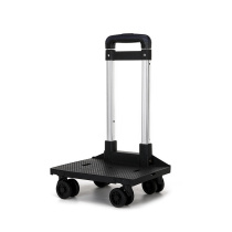 Pet Backpack Pull Rod Bracket Portable Folding Airplane Wheel Universal Wheel Student Tug Bag Accessories Rack Small Cart