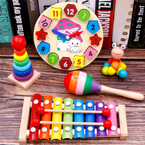 Infants and young children eight-tone hand percussion Xylophone percussion 8 months baby educational toys 1 a 2-year-old 3 early education