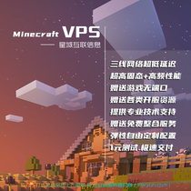  Curious Domain Internet Minecraft server High-quality and stable Minecraft VPS rental high-frequency three-wire testable