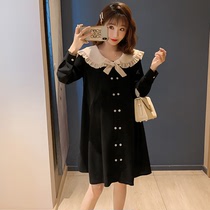 Radiation-proof maternity clothes Autumn work invisible computer wear belly sling pregnancy shirt dress
