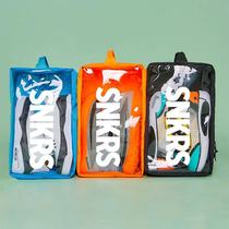  Muzi Li custom sneakers storage bag Portable portable basketball bag diagonal waterproof football shoes transparent bag