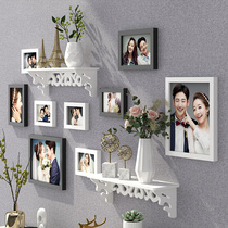 Photo wall decoration creative personality punch-free washing photo wall stickers living room background Wall Wall Wall photo frame hanging wall combination
