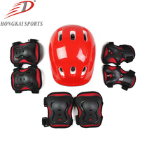 HK children wheel slip helmet protective gear combination suit skate childrens helmet protector dry skate skateboard 7 pieces
