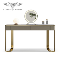 Glamour master dressing table light luxury high bedroom modern art style 2021 designer new rock board dressing table
