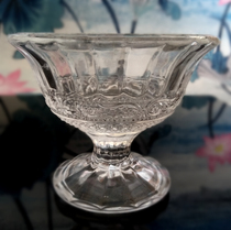 Changming lamp bowl Lotus lamp bowl Large high-foot high-temperature resistant and anti-cracking Buddhist supplies water supply cup Buddha water supply cup