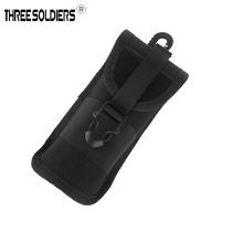 Outdoor cycling waist hanging glasses case CS tactical glasses MOLLE storage box Myopia mirror hard shell anti-pressure protection box