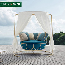 Outdoor Birds Nest chair landscape hanging basket balcony Net red home hammock indoor rocking chair designer creative swing
