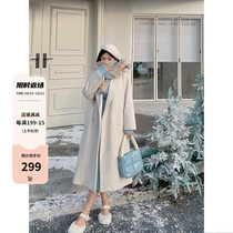 (700G cashmere feel mousse coat) woolen suit Zhou Baizi autumn and winter new casual windbreaker coat