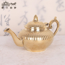 Pakistan bronze Pure copper milk tea pot Copper pot Leisure Kung Fu tea set Copper jug Small brass teapot