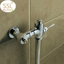 Bathroom squatting toilet flushing valve Foot self-closing flushing valve Toilet toilet stool foot delay valve Hand press