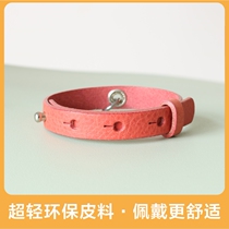 Kitty Neckline Small Dog Pet Super Light Soft Anti-Loss Lettering Cat Circle Custom Genuine Leather Cute Decorative Neck Collar