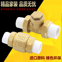 2025324050PPR Check Valve Brass Horizontal Vertical Check Valve Check Valve Pipe Fittings Fittings