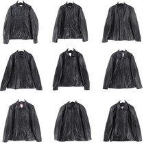 vintage Ancient Leather Classic Retro Classic Tip Jacket Short Zip Cover Neutral K21