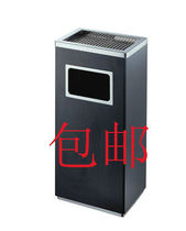 Elevator entrance ash barrel hotel lobby Peel barrel stainless steel trash can corridor trash can