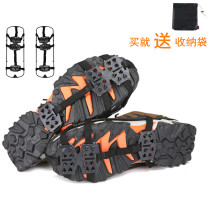 Hot sale 24-tooth wear-resistant steel crampon snow ice surface non-slip shoes set shoe chain ice catch ice fishing Snow Village