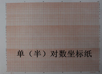 Single logarithmic coordinate paper Tiangzhang 4112 standard calculation Paper 3 10 times frequency 3 level A4 Logarithmic Paper grid paper grid paper grid paper grid paper