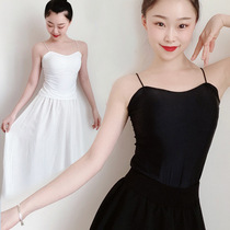 Classical Ballet-based Training Consuit one-piece without steel ring harness Inner Lap Smear Vest With Chest Cushion Dance Practice