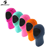 Divecica 2019 new 3mm black diving headgear diving cap warm diving cap diving cap