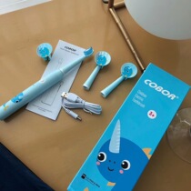 American cobor Unicorn Children electric toothbrush soft hair over 3 years old 4-5-6-8-10 years old waterproof rechargeable