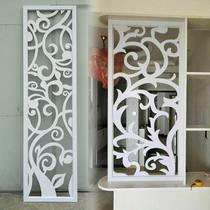 Customized hollow carved board partition aisle ceiling living room entrance European style background wall screen Board