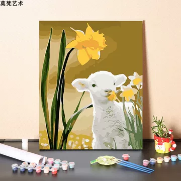 羊　油彩画 羊油画-羊油画促销价格、羊油画品牌- 淘宝